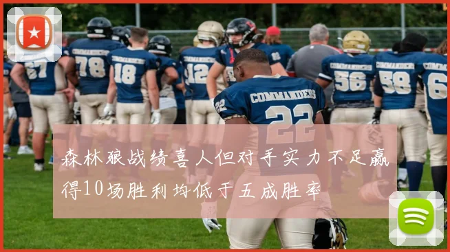 森林狼战绩喜人但对手实力不足赢得10场胜利均低于五成胜率