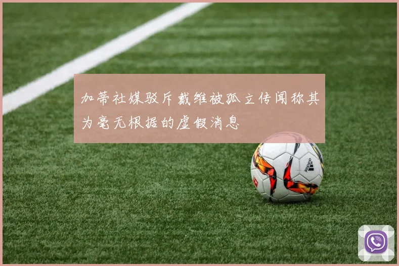 加蒂社媒驳斥戴维被孤立传闻称其为毫无根据的虚假消息